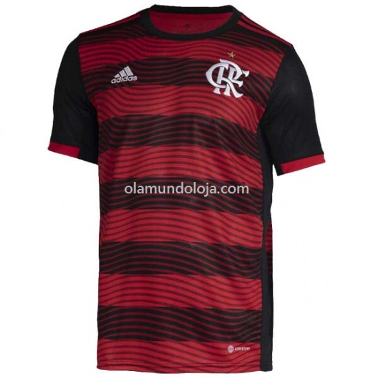 Camisola CR Flamengo Equipamento Primeiro 2022-2023 Manga Corta